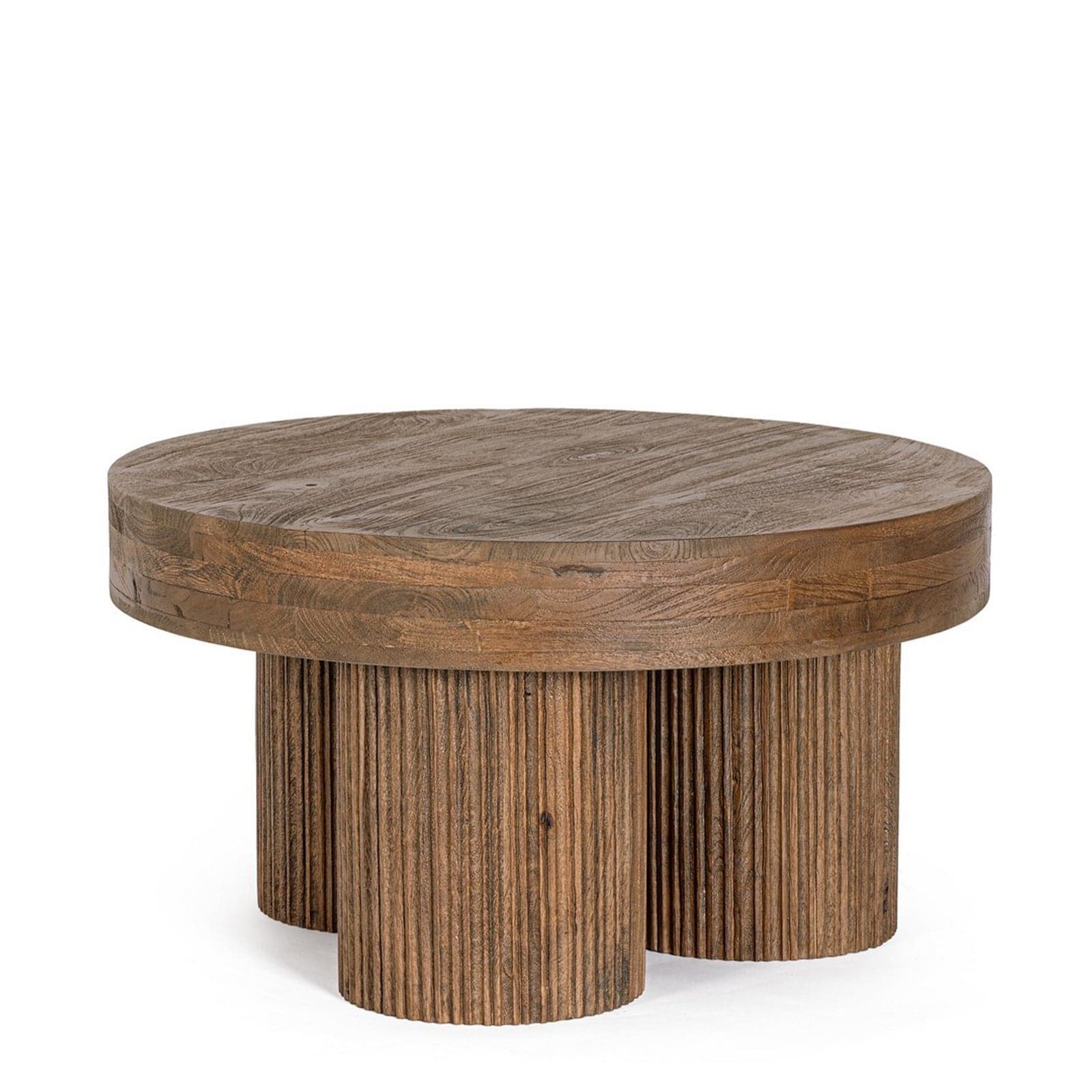 Tavolino "Dacca" struttura in legno di mango per interni - 10