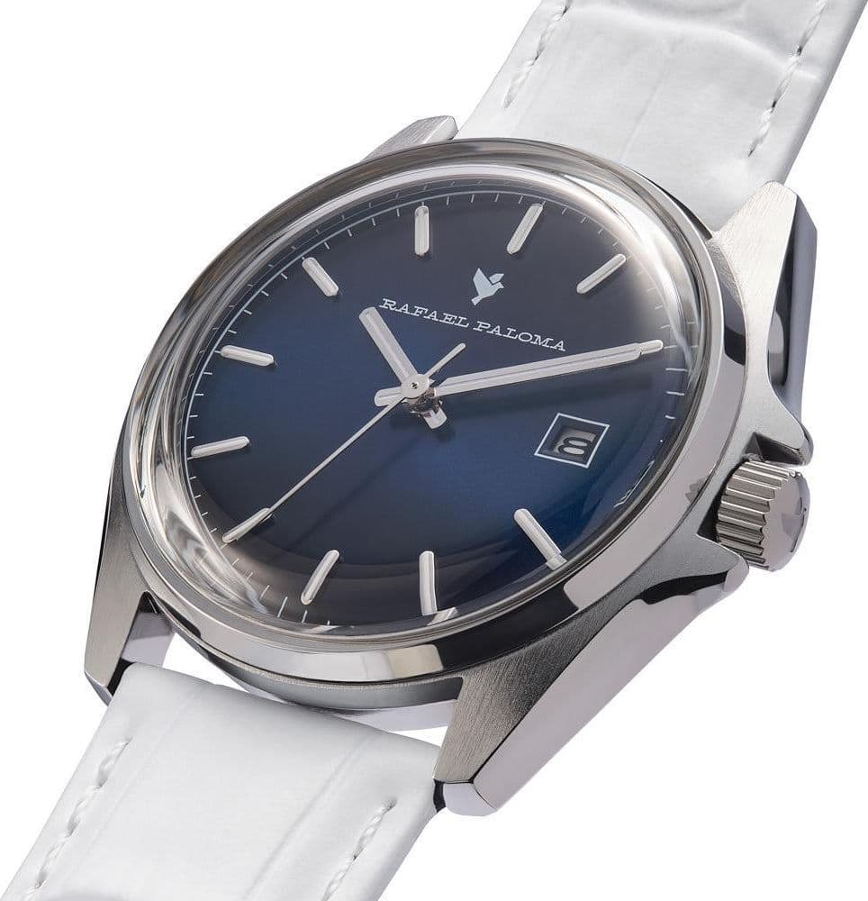 RAFAEL PALOMA OROLOGIO TENERIFE + CINTURINO BIANCO in Cinturini Alba Gioielli - Casoria, commercioVirtuoso.it
