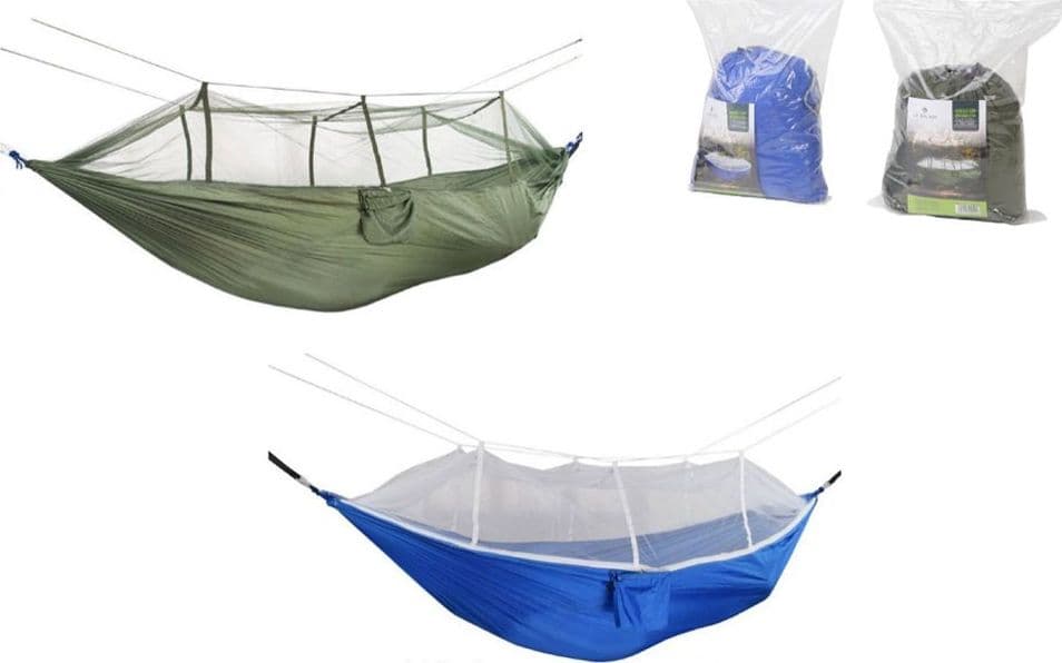AMACA CON ZANZARIERA RETE ULTRALEGGERA TENDA ALTALENA ESCURSIONI CAMPEGGIO VIAGGIO 016566 in Brandine e amache Trade Shop italia - Napoli, commercioVirtuoso.it