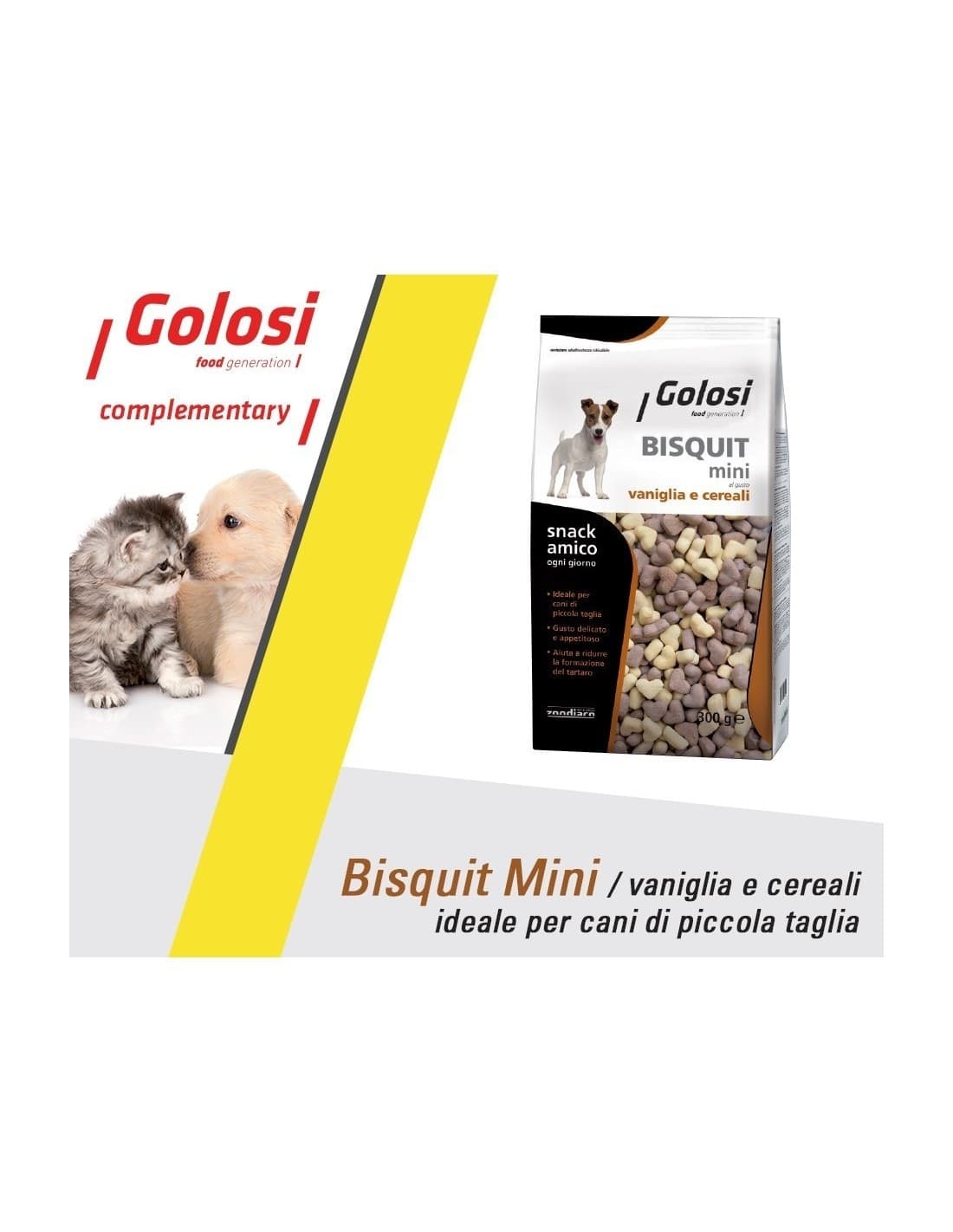 Golosi Biscuit Mini vaniglia e cereali 300 gr in Con ripieno 101 Market - Poggibonsi, commercioVirtuoso.it