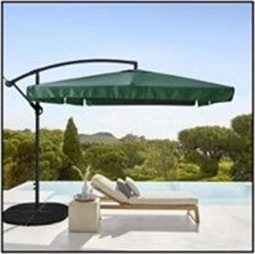 OMBRELLONE LATERALE DA GIARDINO PROTEZIONE SOLE 2X3MT IMPERMEABILE VERDE CON BASE 223210 in Ombrelloni Trade Shop italia - Napoli, commercioVirtuoso.it
