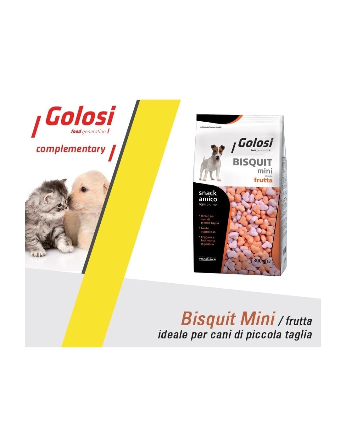 Golosi Biscuit Mini frutta 300 gr in Caramelle gommose 101 Market - Poggibonsi, commercioVirtuoso.it
