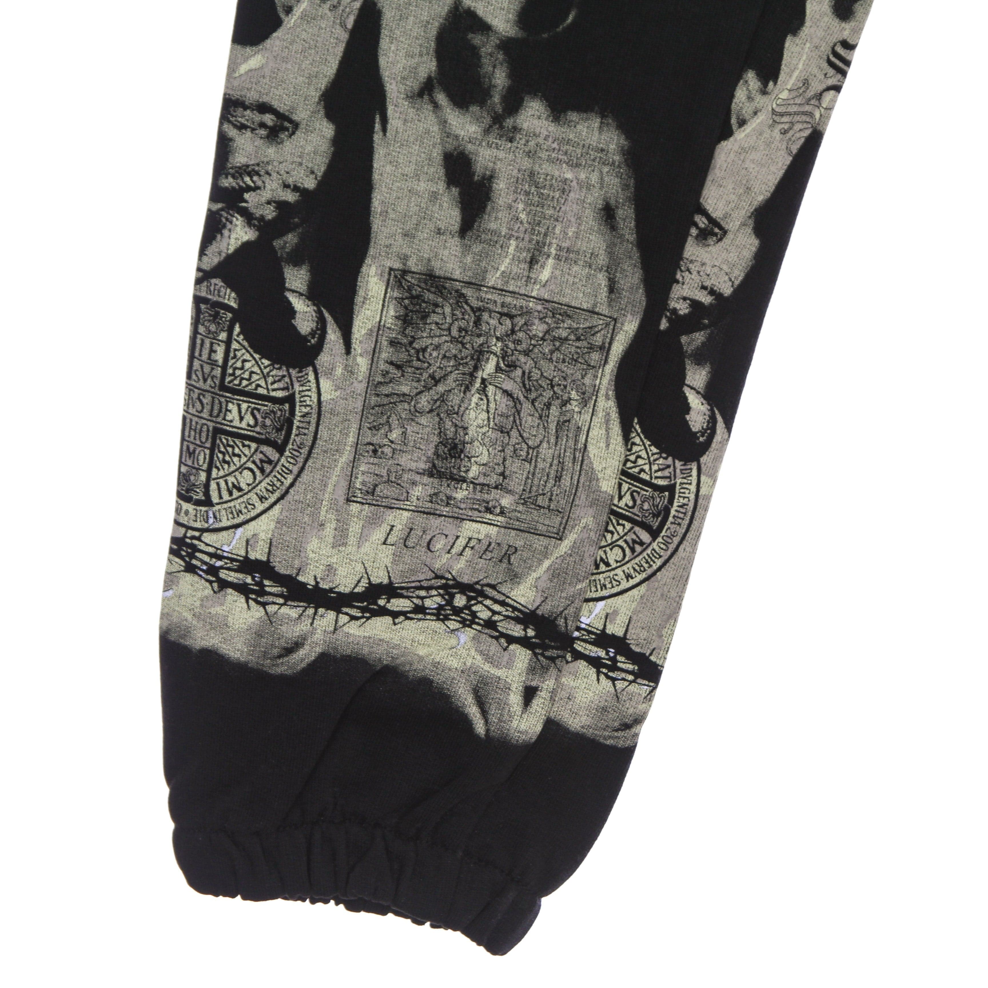 IHS Pantalone Tuta Leggero Uomo Clouds &amp; Flames Jogger Black/multi da uomo in Pantaloni sportivi Drestige - Casamassima, commercioVirtuoso.it