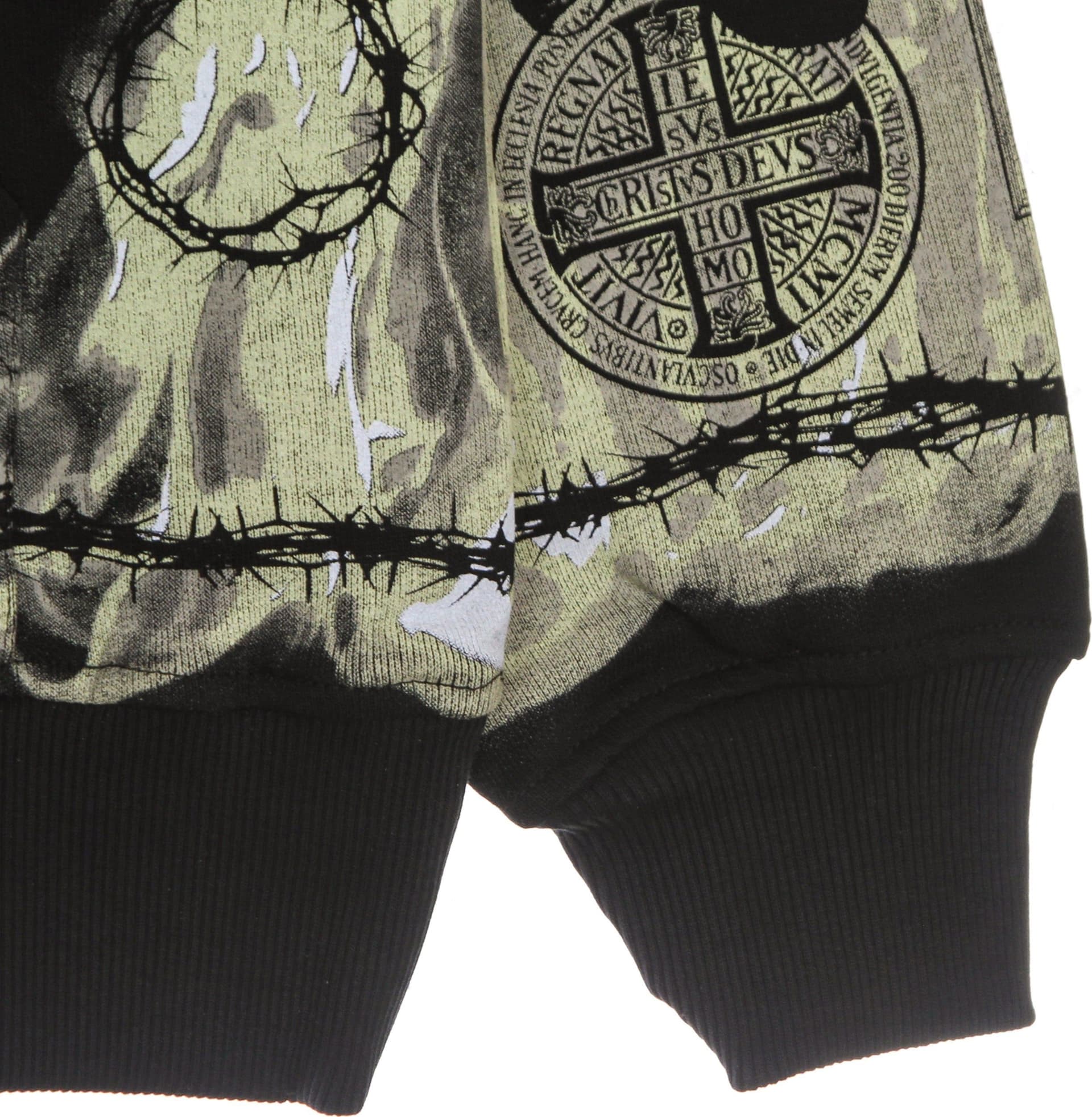 IHS Felpa Leggera Cappuccio Uomo Clouds &amp; Flames Hoodie Black/multi da uomo in Felpe con cappuccio Drestige - Casamassima, commercioVirtuoso.it