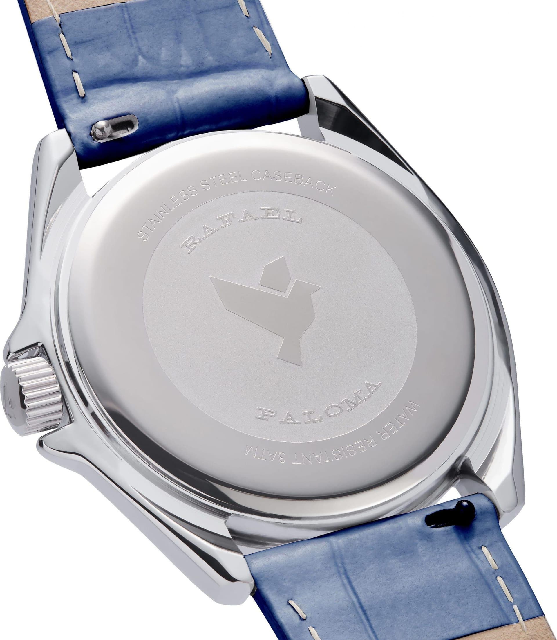 RAFAEL PALOMA OROLOGIO TENERIFE + CINTURINO BLU in Cinturini Alba Gioielli - Casoria, commercioVirtuoso.it