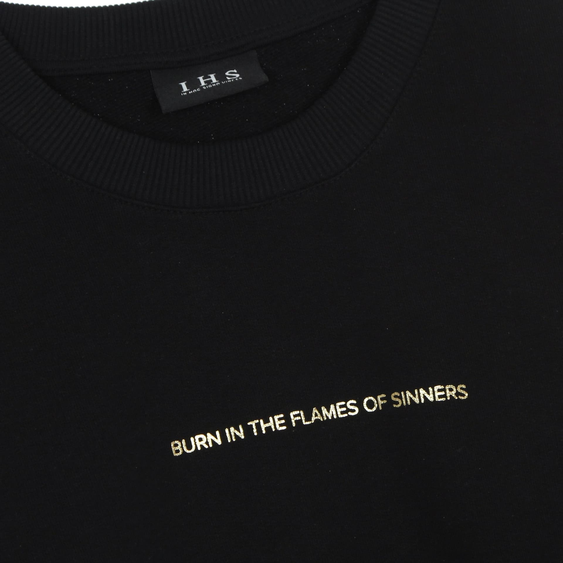 IHS Felpa Leggera Girocollo Uomo New Flames Sweatshirt Black da uomo in Felpe con cappuccio Drestige - Casamassima, commercioVirtuoso.it