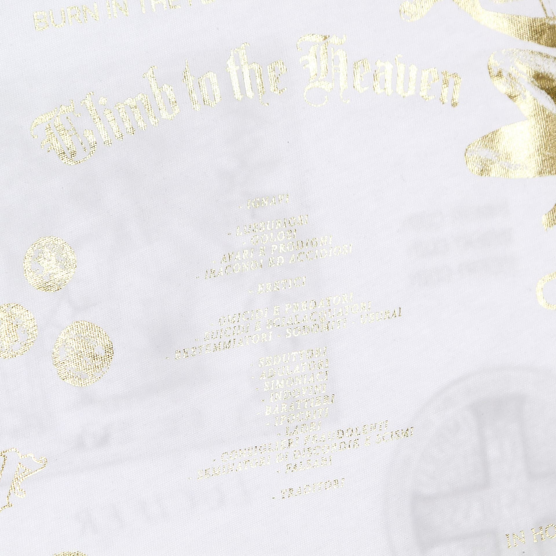 IHS Maglietta Uomo Gold Manifesto Tee White/gold da uomo in T-Shirt Drestige - Casamassima, commercioVirtuoso.it