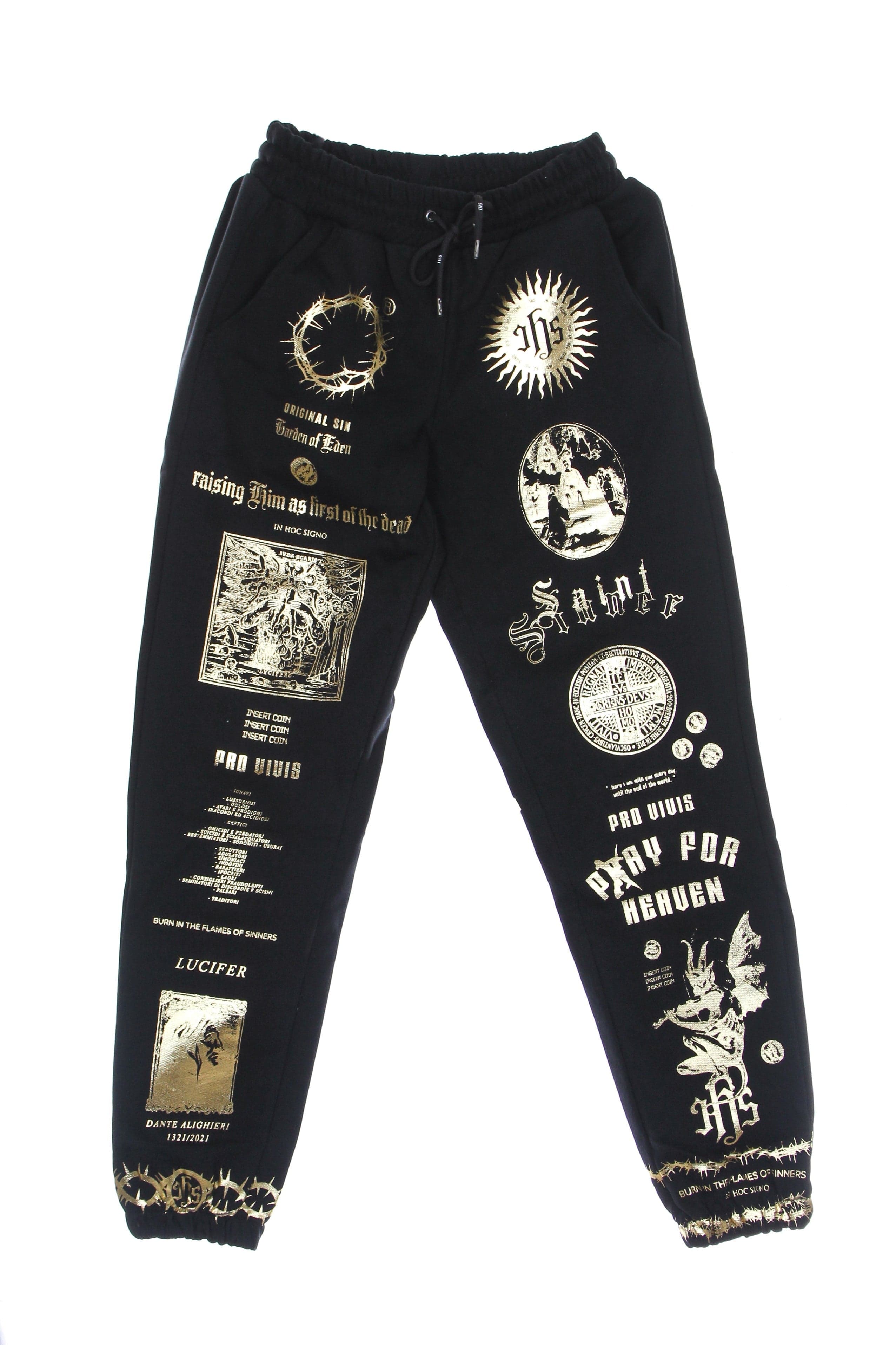 IHS Pantalone Tuta Leggero Uomo Gold Manifesto Jogger Black/gold da uomo in Pantaloni sportivi Drestige - Casamassima, commercioVirtuoso.it