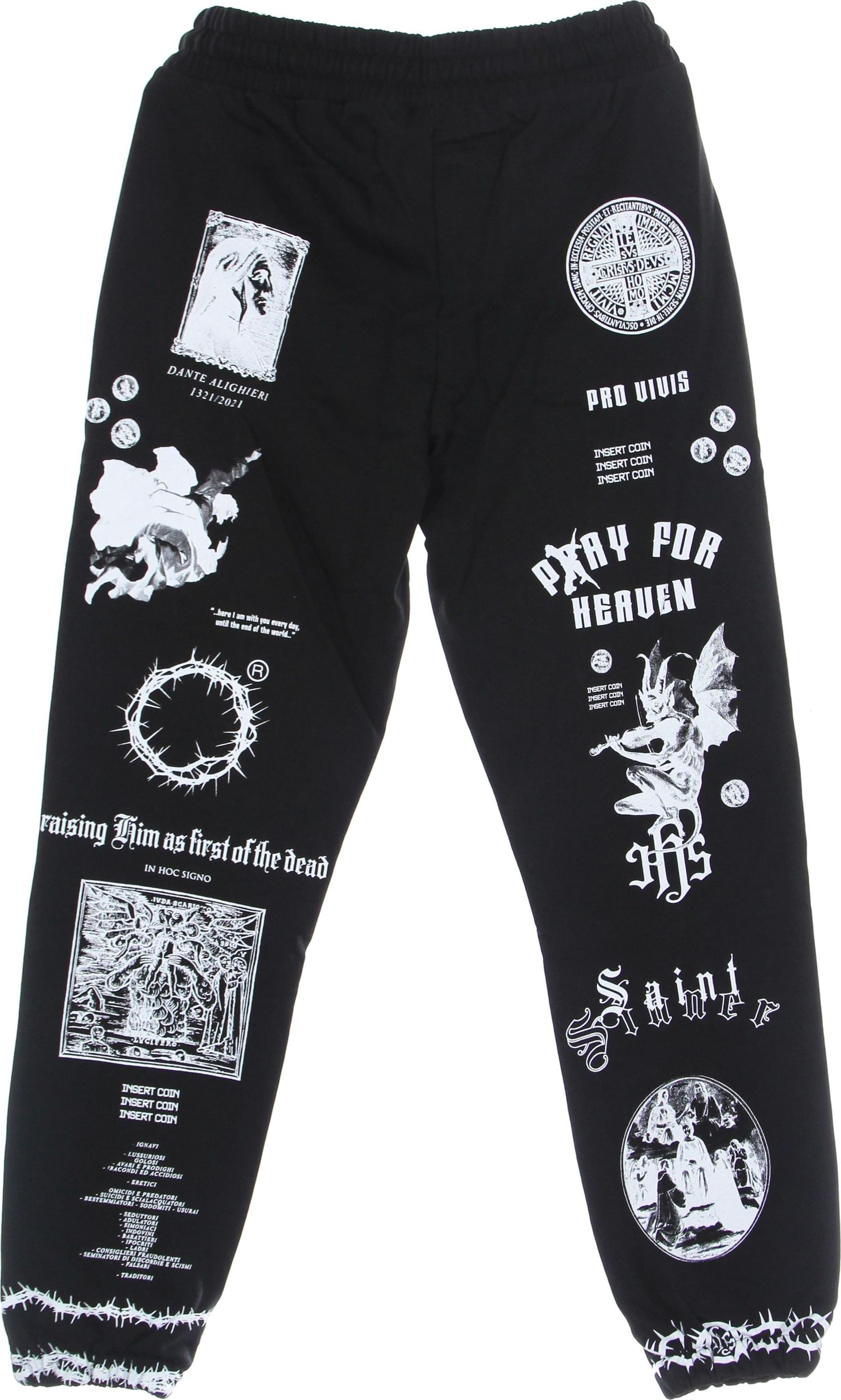 IHS Pantalone Tuta Leggero Uomo Solid Manifesto Jogger Black