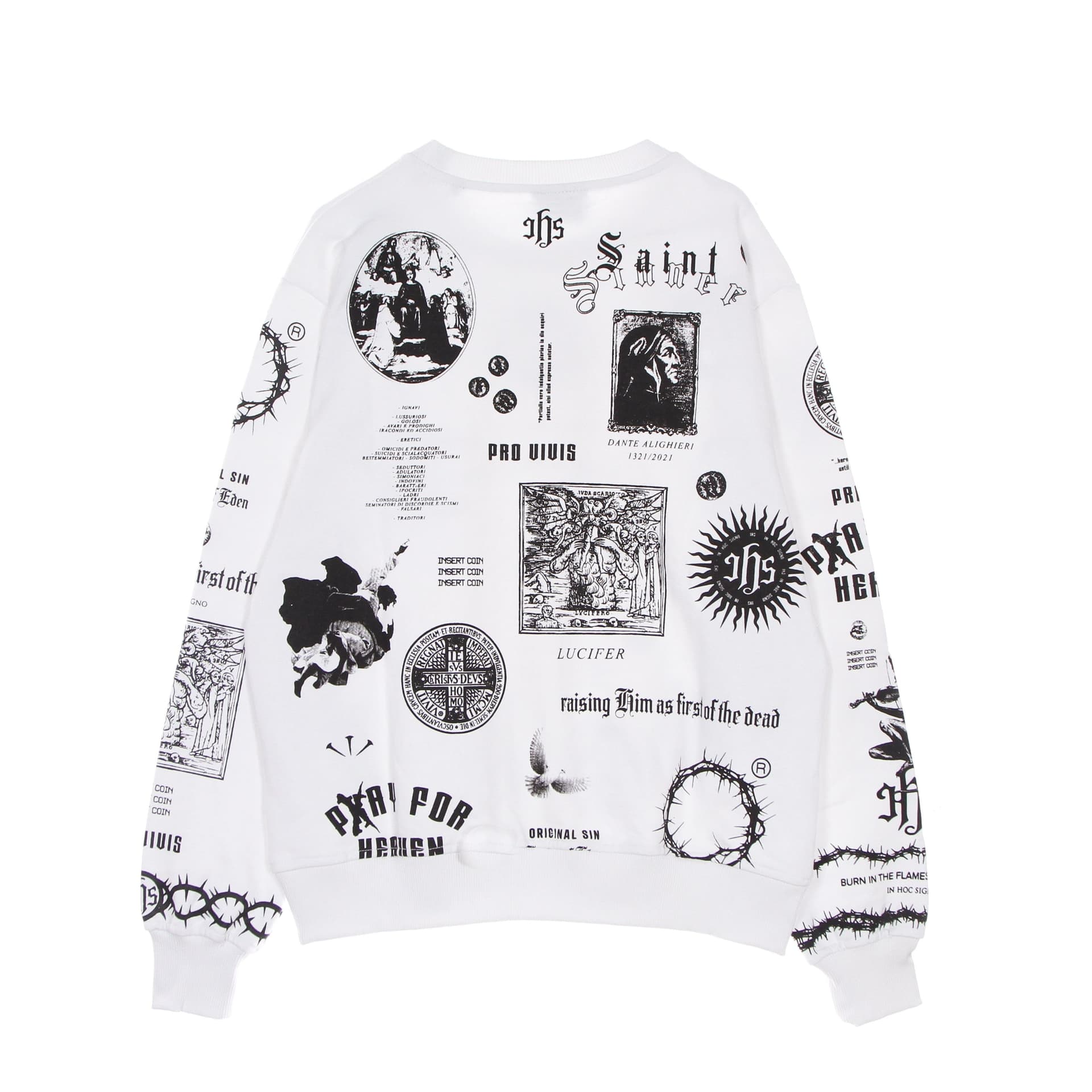 IHS Felpa Leggera Girocollo Uomo Solid Manifesto Sweatshirt White da uomo in Felpe senza cappuccio Drestige - Casamassima, commercioVirtuoso.it