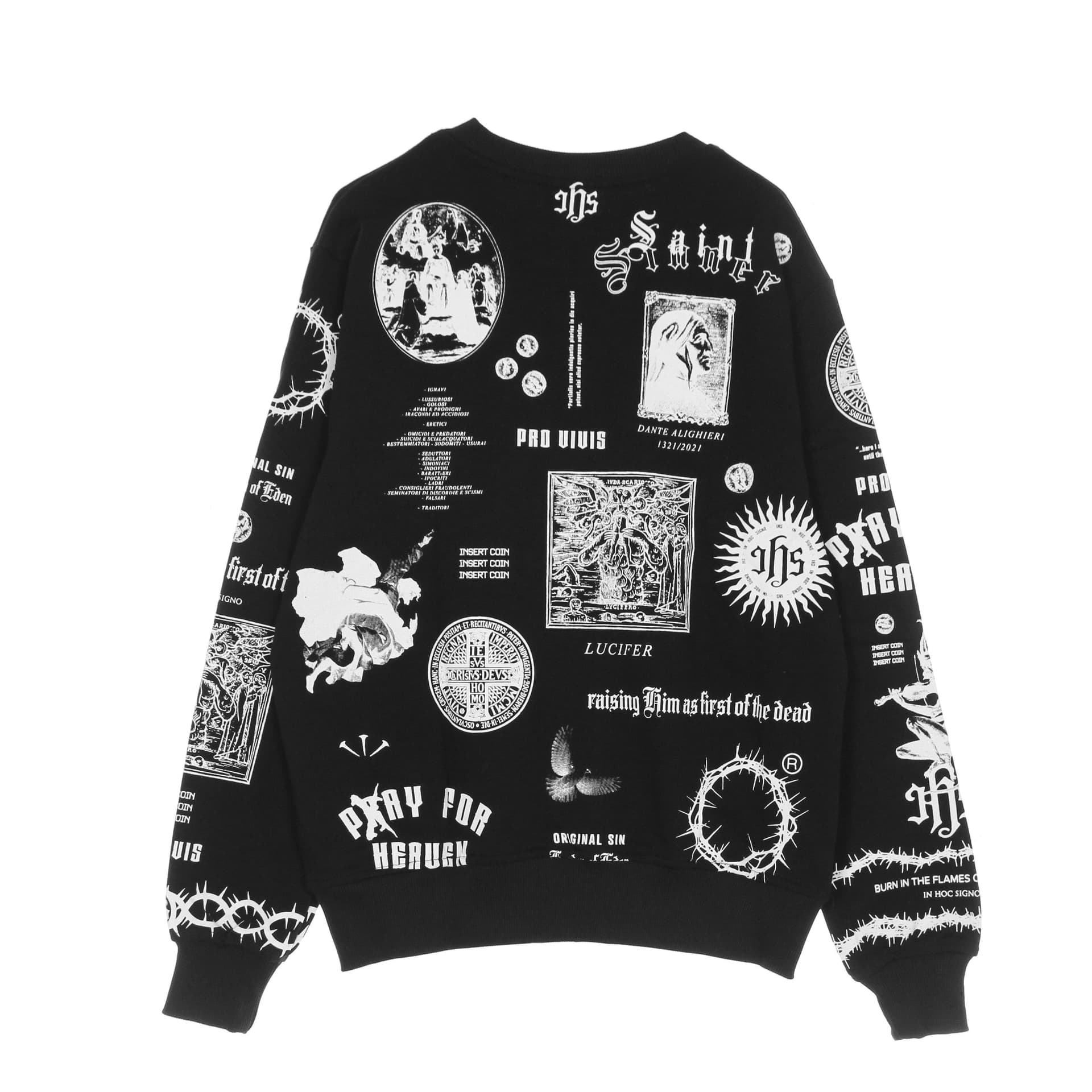IHS Felpa Leggera Girocollo Uomo Solid Manifesto Sweatshirt Black da uomo in Felpe senza cappuccio Drestige - Casamassima, commercioVirtuoso.it