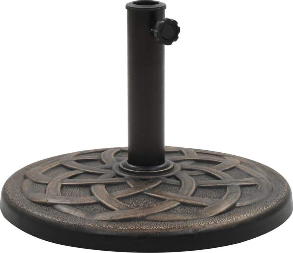 BASE PER OMBRELLONE SUPPORTO ROTONDO PER PATIO ESTERNO RESISTENTE Ø46XH33CM NERO 016595 in Basi e supporti per ombrelloni Trade Shop italia - Napoli, commercioVirtuoso.it