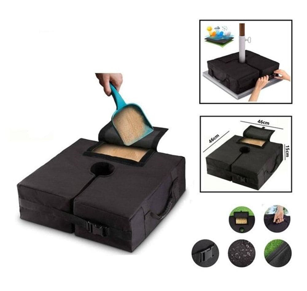 BORSA PER BASE OMBRELLONE DA GIARDINO STACCABILE QUADRATO AMPIA APERTURA MANIGLIE 020682 in Basi e supporti per ombrelloni Trade Shop italia - Napoli, commercioVirtuoso.it