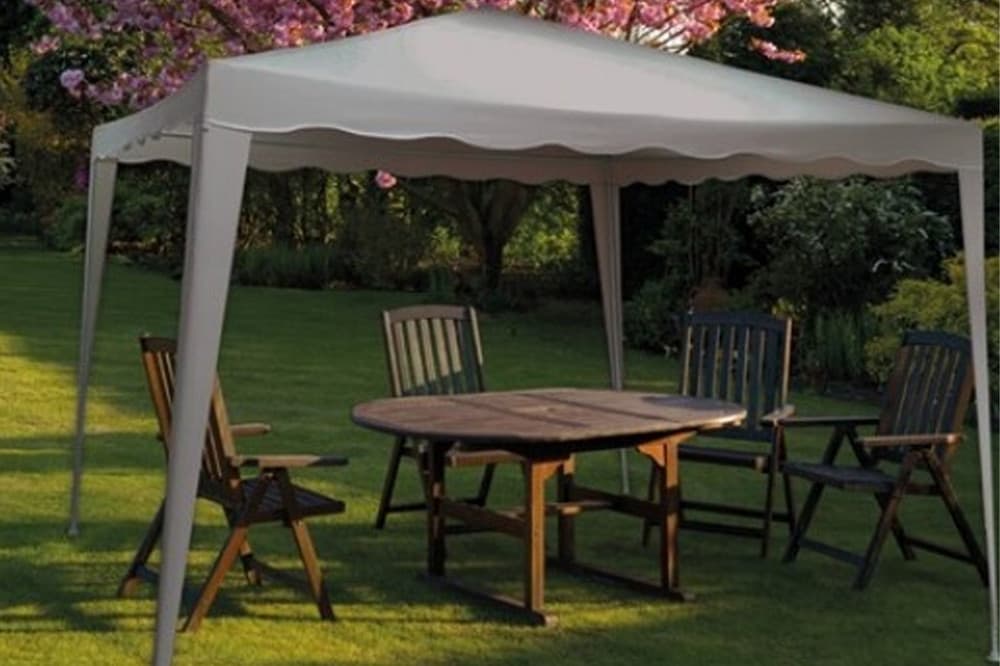 GAZEBO 3X3X2,5 MT PIEGHEVOLE GRIGIO IMPERMEABILE RICHIUDIBILE TENDONE GIARDINO 016561 in Gazebo Trade Shop italia - Napoli, commercioVirtuoso.it