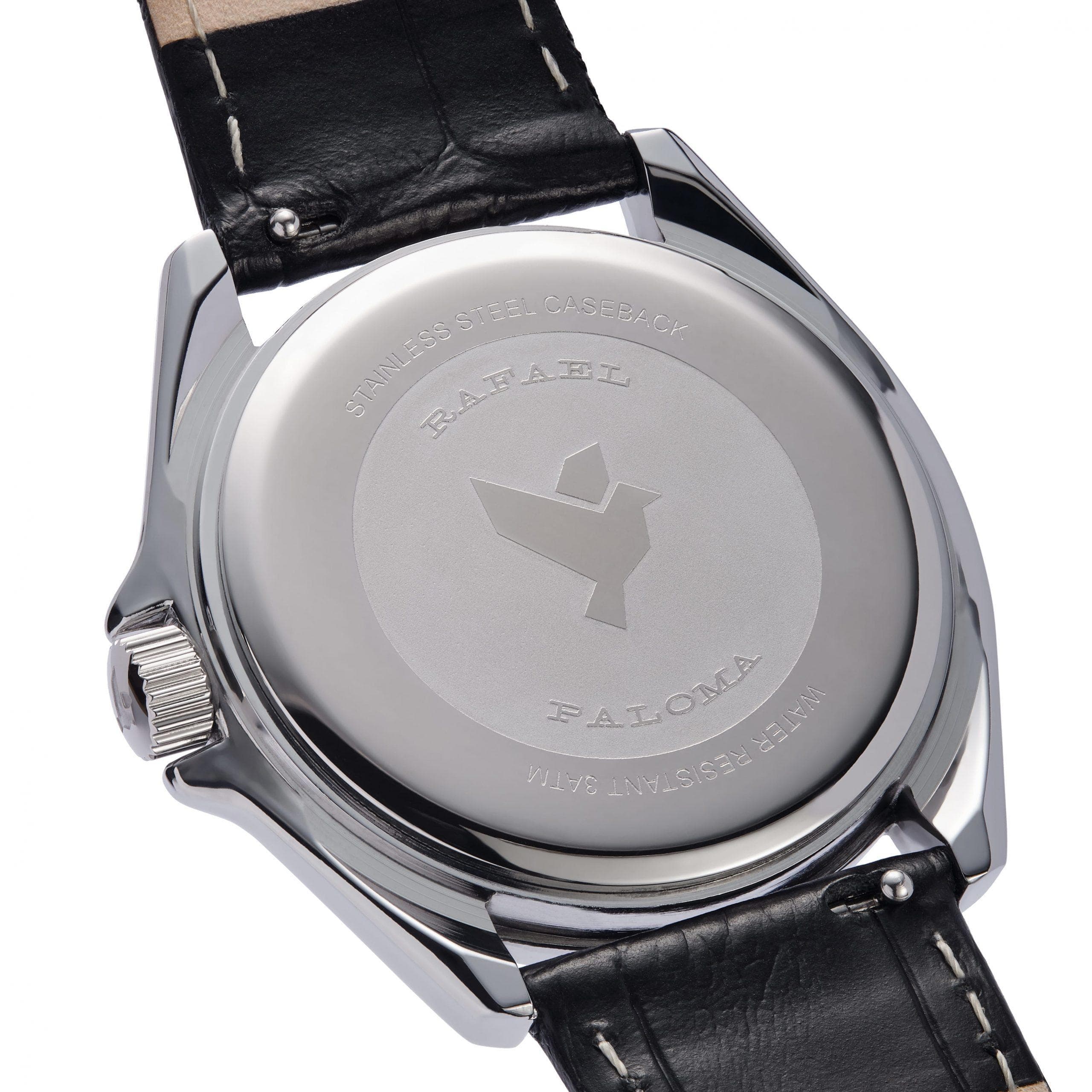 RAFAEL PALOMA OROLOGIO BILBAO + CINTURINO NERO in Cinturini Alba Gioielli - Casoria, commercioVirtuoso.it