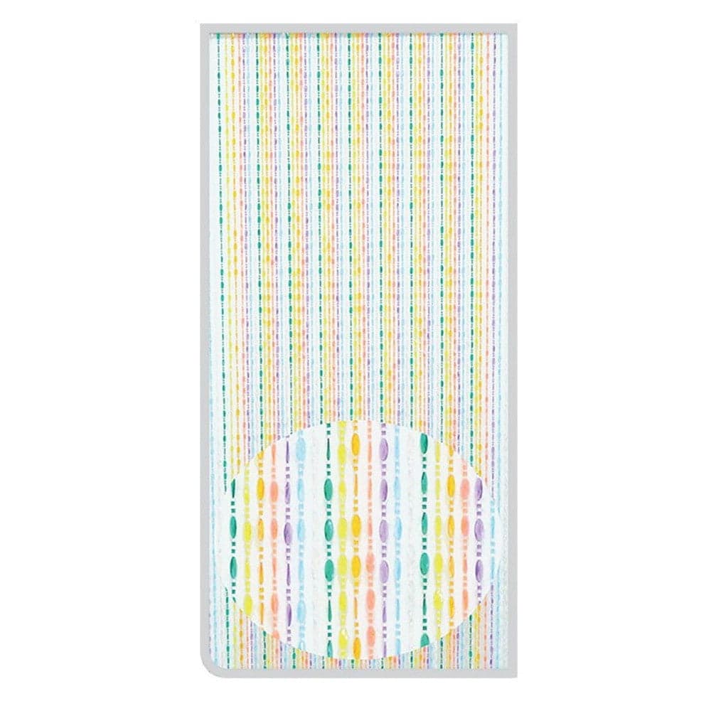 Tenda Moschiera Con Fili Perline Decoro Multicolore In Pvc 100x220cm Tpl04 017336