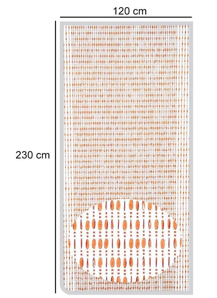 TENDA MOSCHIERA CON FILI PERLINE COLOR COGNAC IN PVC 120X230CM DECORO TPL11 017331 in Tende a pannello Trade Shop italia - Napoli, commercioVirtuoso.it