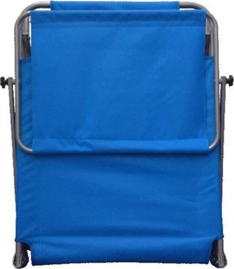 LETTINO CON TETTUCCIO PARASOLE BLU SDRAIO PRENDISOLE 187X55X24 CM PIEGHEVOLE 281018 in Lettini Trade Shop italia - Napoli, commercioVirtuoso.it