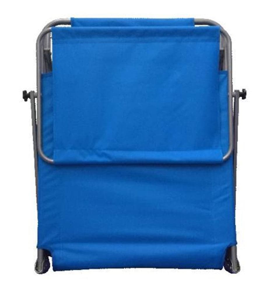 LETTINO CON TETTUCCIO PARASOLE BLU SDRAIO PRENDISOLE 187X55X24 CM PIEGHEVOLE 281018 in Lettini Trade Shop italia - Napoli, commercioVirtuoso.it