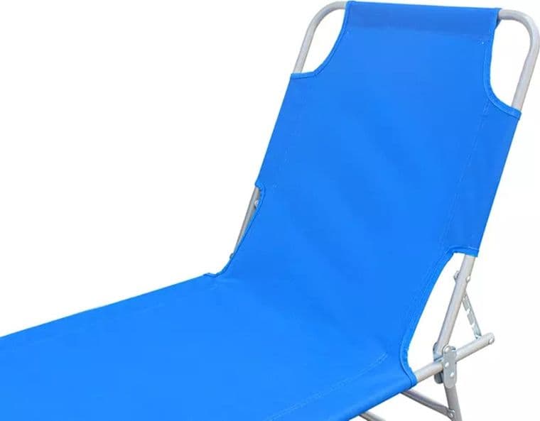 LETTINO PRENDISOLE PIEGHEVOLE SENZA PARASOLE CON SCHIENALE REGOLABILE BRANDINA BLU 281022 in Lettini Trade Shop italia - Napoli, commercioVirtuoso.it