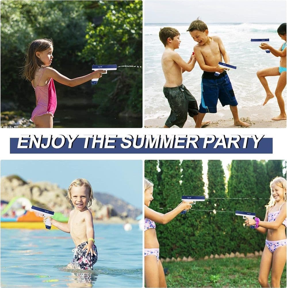 PISTOLA AD ACQUA ELETTRICA GIOCATTOLO PER BAMBINI POTENTE PER FESTE SPIAGGIA ESTIVA in Pistole d'acqua Trade Shop italia - Napoli, commercioVirtuoso.it