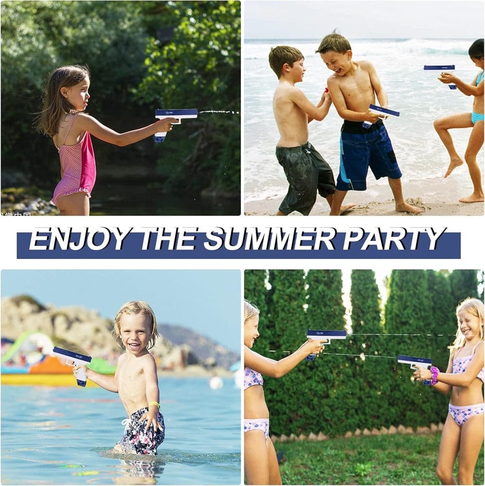 PISTOLA AD ACQUA ELETTRICA GIOCATTOLO PER BAMBINI POTENTE PER FESTE SPIAGGIA ESTIVA in Pistole d'acqua Trade Shop italia - Napoli, commercioVirtuoso.it