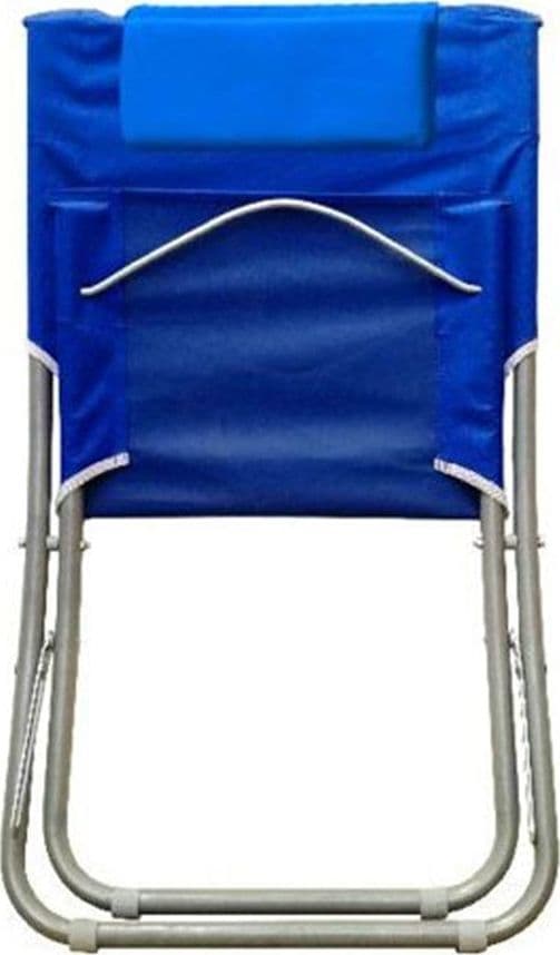 SPIAGGINA CON CUSCINO PER TESTIERA BLU 57 X 47 X 95 CM PIEGHEVOLE PORTATILE 281015 in Lettini Trade Shop italia - Napoli, commercioVirtuoso.it