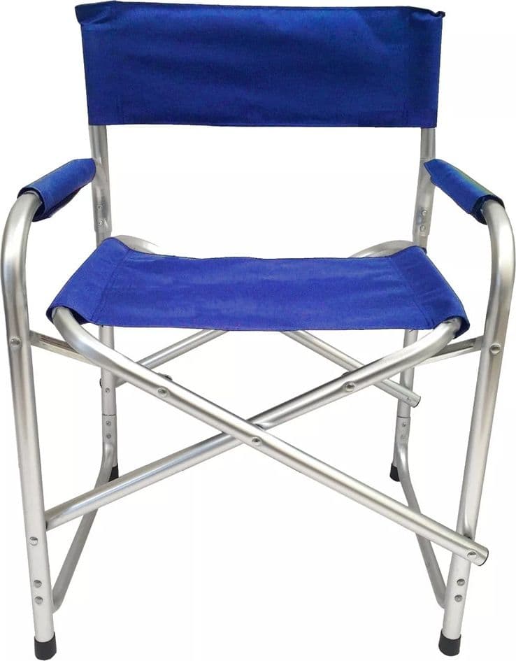 SEDIA REGISTA BLU PIEGHEVOLE IN FERRO PER CAMPEGGIO MARE SPIAGGIA GIARDINO 285007 in Sedie da regista Trade Shop italia - Napoli, commercioVirtuoso.it