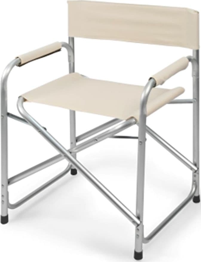 SEDIA REGISTA BEIGE PIEGHEVOLE IN FERRO PER CAMPEGGIO MARE SPIAGGIA GIARDINO 285008 in Sedie da regista Trade Shop italia - Napoli, commercioVirtuoso.it
