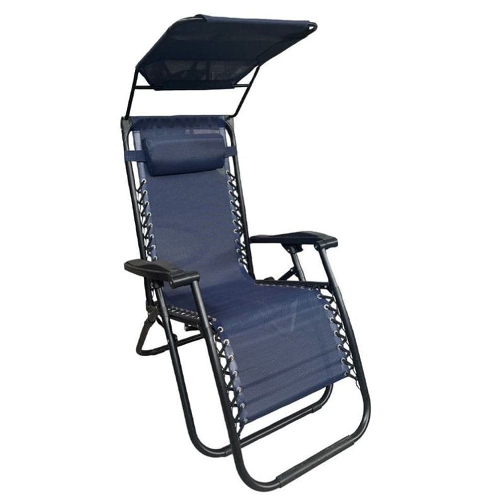 SEDIA SDRAIO CON PARASOLE IN TEXTILENE RECLINABILE PIEGHEVOLE CON POGGIATESTA 483015 in Lettini Trade Shop italia - Napoli, commercioVirtuoso.it