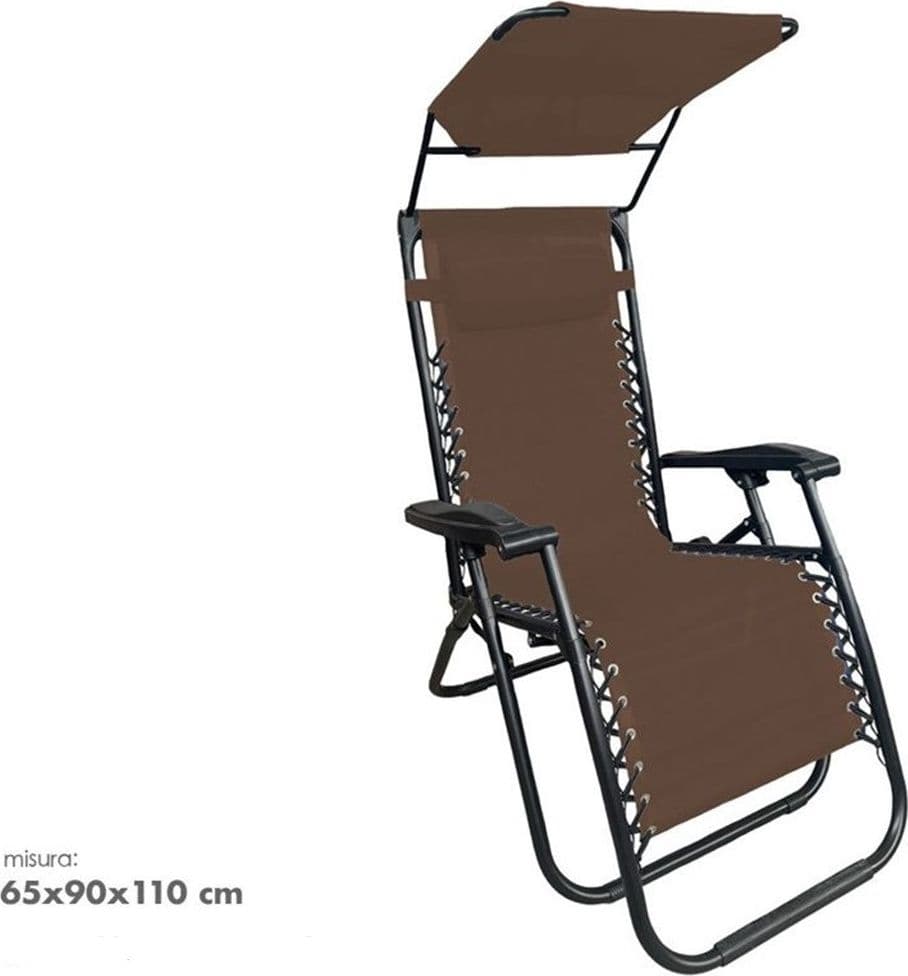 SEDIA SDRAIO CON PARASOLE IN TEXTILENE RECLINABILE PIEGHEVOLE CON POGGIATESTA 483015 in Lettini Trade Shop italia - Napoli, commercioVirtuoso.it