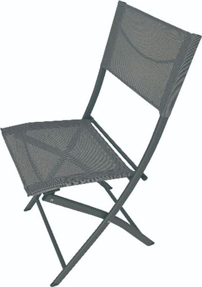 SEDIA SHARM IN FERRO TEXTILENE POLIPROPILENE GRIGIA 41X50X83.5CM PIEGHEVOLE 529005