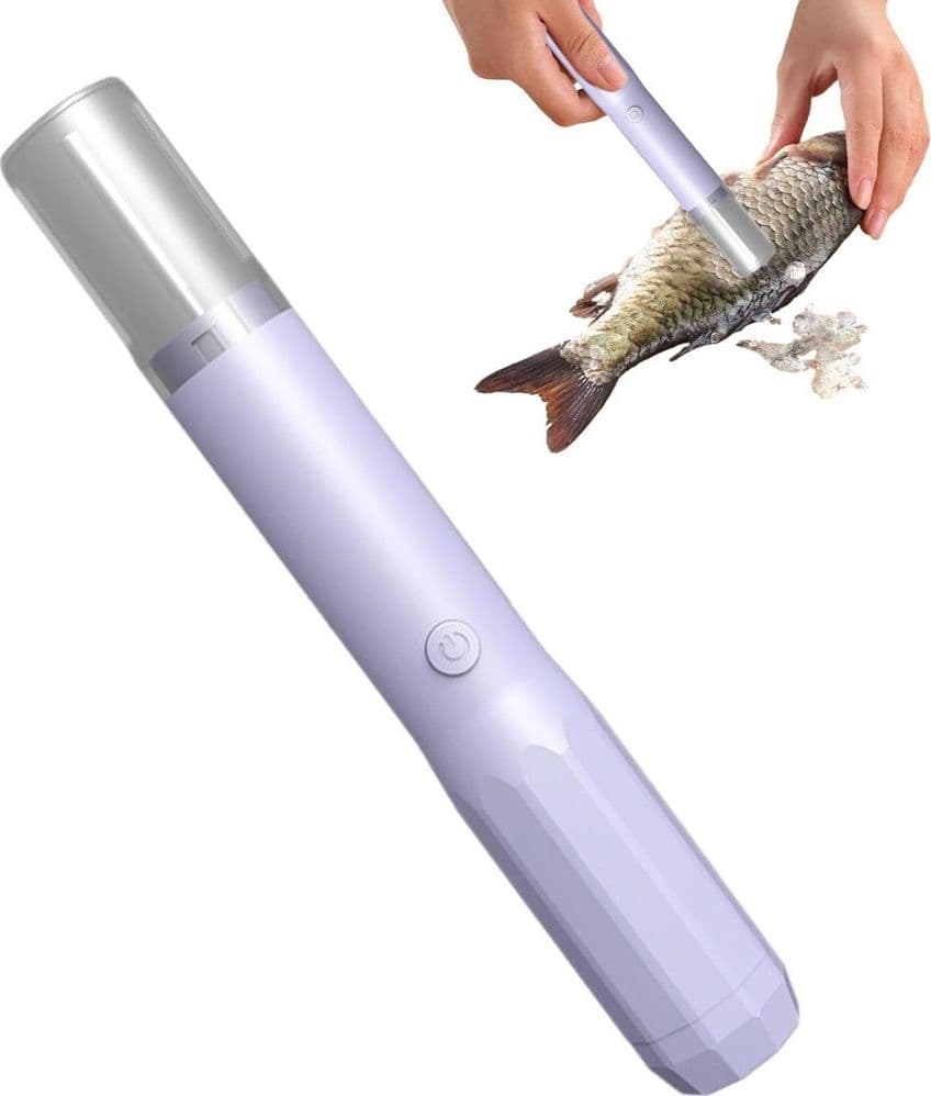 RASCHIETTO DISINCROSTANTE ELETTRICO PER SQUAME PESCE STRUMENTO PER RASCHIARE PORTATILE
