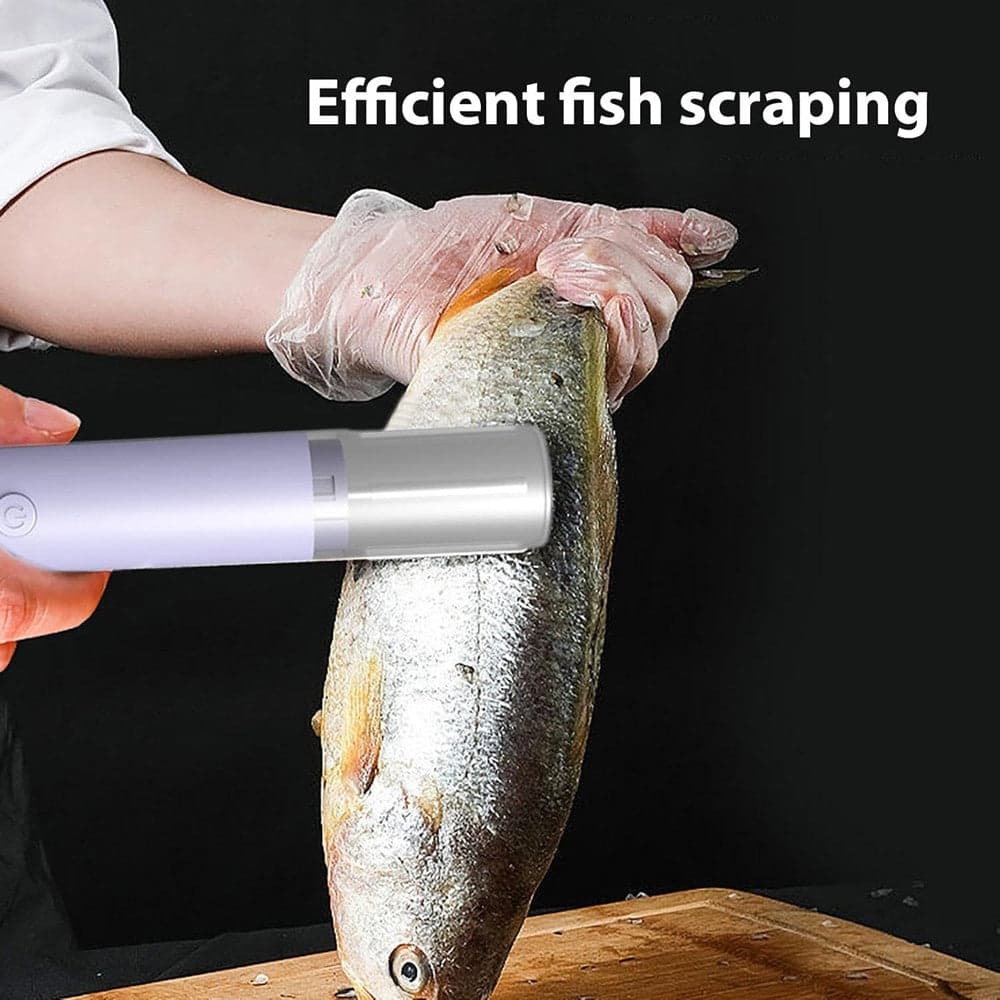 RASCHIETTO DISINCROSTANTE ELETTRICO PER SQUAME PESCE STRUMENTO PER RASCHIARE PORTATILE in Utensili per frutti di mare Trade Shop italia - Napoli, commercioVirtuoso.it
