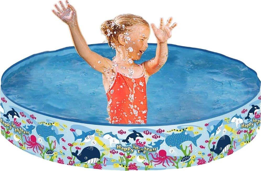 PISCINA ROTONDA 150X25 CM MOTIVO FONDO DEL MARE PER BAMBINI GIARDINO ESTATE 016093 in Piscinette per bambini Trade Shop italia - Napoli, commercioVirtuoso.it
