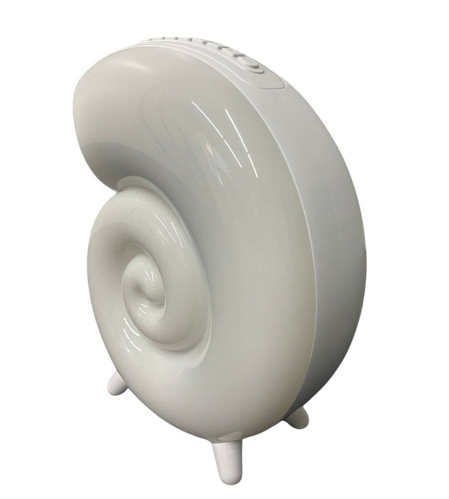 CASSA SPEAKER BLUETOOTH BT LAMPADA LED RGB CONCHIGLIA CON OROLOGIO DISPLAY SVEGLIA in Lampade da tavolo e abat-jour Trade Shop italia - Napoli, commercioVirtuoso.it