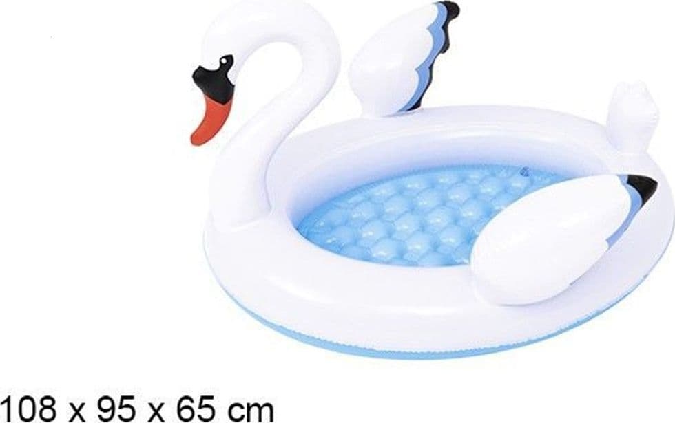 PISCINA GONFIABILE PER BAMBINI FORMA CIGNO 108X95X65CM GIARDINO DIVERTIMENTO 016147 in Canotti e gonfiabili galleggianti Trade Shop italia - Napoli, commercioVirtuoso.it