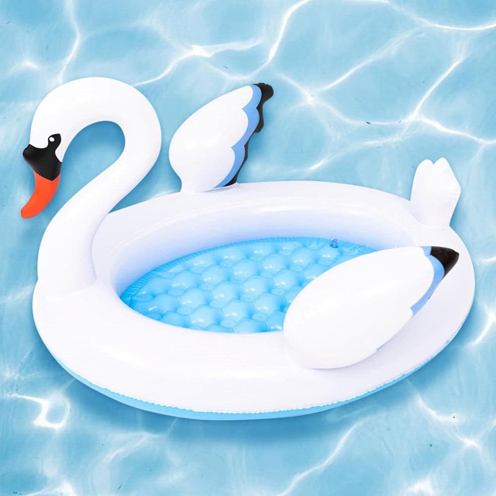 PISCINA GONFIABILE PER BAMBINI FORMA CIGNO 108X95X65CM GIARDINO DIVERTIMENTO 016147 in Canotti e gonfiabili galleggianti Trade Shop italia - Napoli, commercioVirtuoso.it