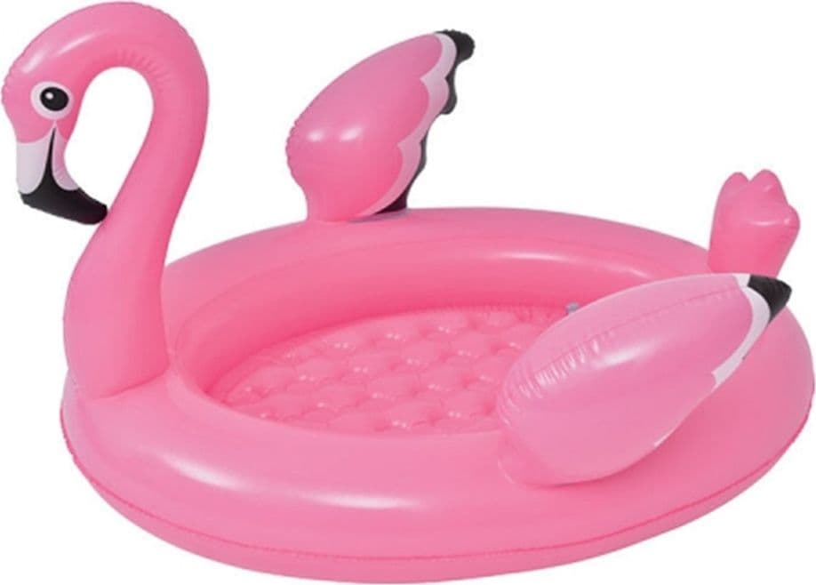 PISCINA GONFIABILE PER BAMBINI FORMA DI FENICOTTERO ROSA GIARDINO 108X95X65CM 016148 in Canotti e gonfiabili galleggianti Trade Shop italia - Napoli, commercioVirtuoso.it