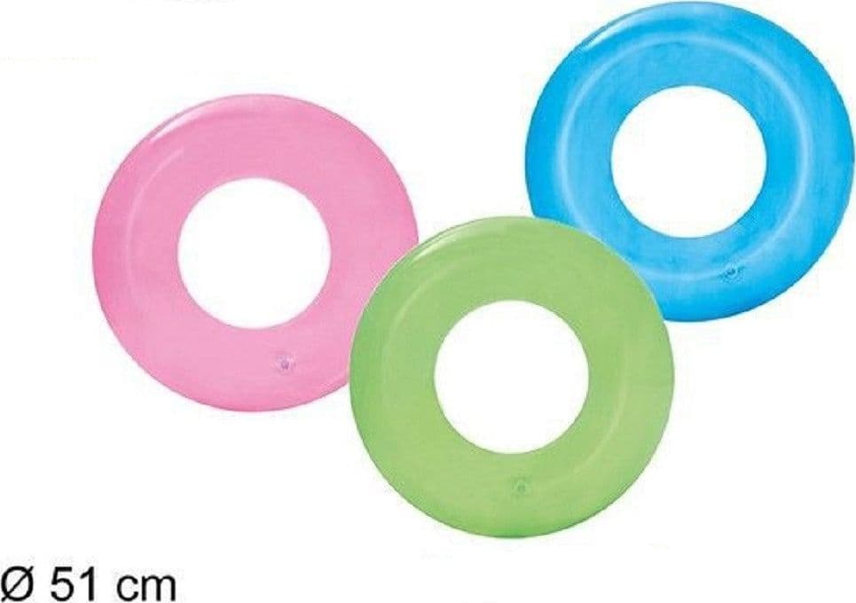 SALVAGENTE GONFIABILE TRASPARENTE COLORATO CIAMBELLA PER BAMBINI ANELLO Ø51CM 016136 in Salvagenti Trade Shop italia - Napoli, commercioVirtuoso.it