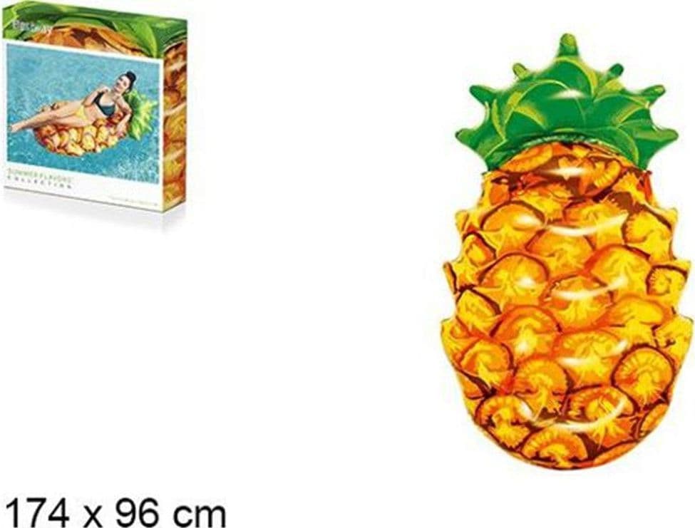 MATERASSINO GONFIABILE GRAFICA REALISTICA ANANAS GALLEGGIANTE PISCINA 174X96CM 016162 in Canotti e gonfiabili galleggianti Trade Shop italia - Napoli, commercioVirtuoso.it