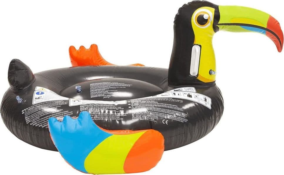 GONFIABILE FORMA DI TUCANO MATERASSO GALLEGGIANTE PISCINA SPIAGGIA 128X104X60CM 016142 in Canotti e gonfiabili galleggianti Trade Shop italia - Napoli, commercioVirtuoso.it