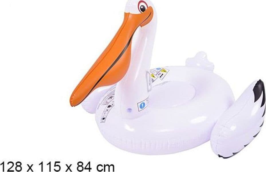GONFIABILE A FORMA DI PELLICANO BIANCO MATERASSO PISCINA ESTATE MARE 128X115X84CM 016143 in Canotti e gonfiabili galleggianti Trade Shop italia - Napoli, commercioVirtuoso.it