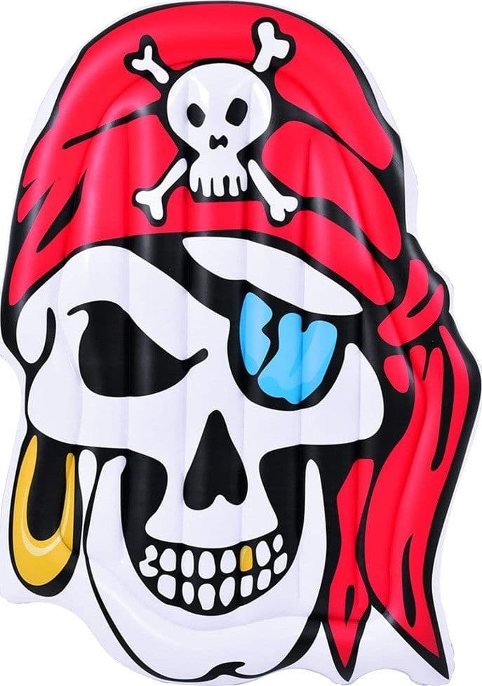 MATERASSINO GONFIABILE ISOLA GALLEGGIANTE A FORMA DI TESCHIO PIRATA 159X120CM 016146 in Canotti e gonfiabili galleggianti Trade Shop italia - Napoli, commercioVirtuoso.it