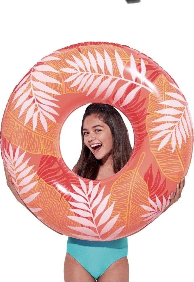 SALVAGENTE GONFIABILE ANELLO GALLEGGIANTE PISCINA TROPICALE ROSSO CORALLO 91CM 017549 in Salvagenti Trade Shop italia - Napoli, commercioVirtuoso.it