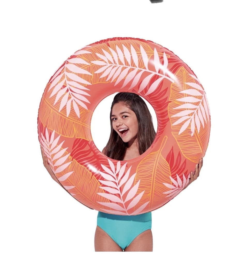 SALVAGENTE GONFIABILE ANELLO GALLEGGIANTE PISCINA TROPICALE ROSSO CORALLO 91CM 017549 in Salvagenti Trade Shop italia - Napoli, commercioVirtuoso.it