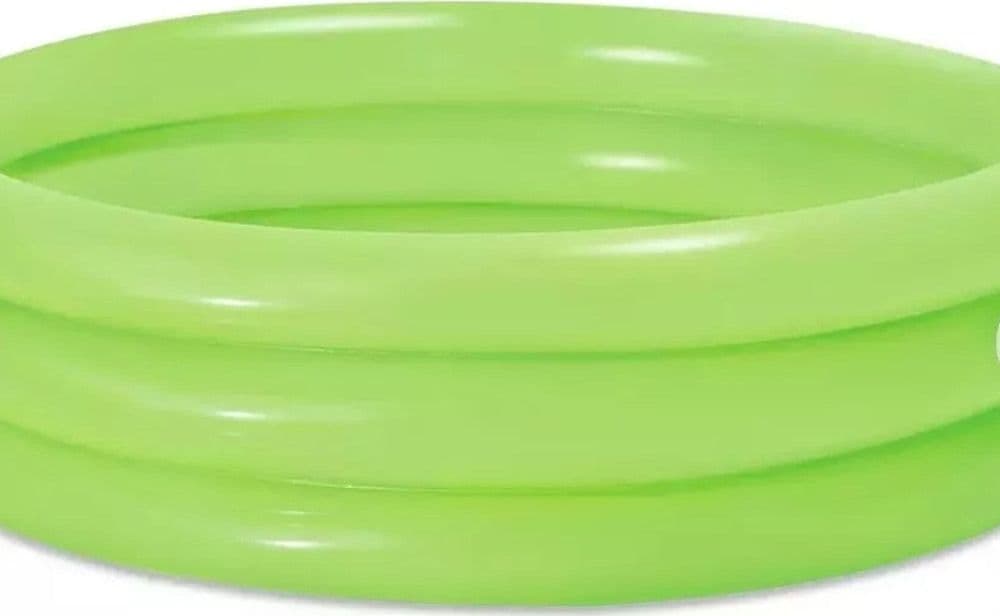 PISCINA GONFIABILE VERDE A 3 ANELLI PER BAMBINI ROTONDA 91 X 23 CM GIARDINO 017550 in Piscinette per bambini Trade Shop italia - Napoli, commercioVirtuoso.it