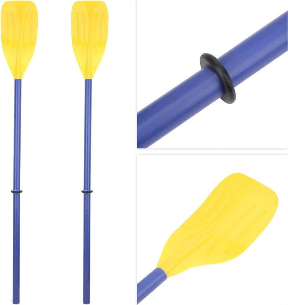 COPPIA REMI DI PLASTICA PAGAIA PER BARCA CANOA CANOTTAGGIO KAYAING 124 CM 017539 in Pagaie Trade Shop italia - Napoli, commercioVirtuoso.it