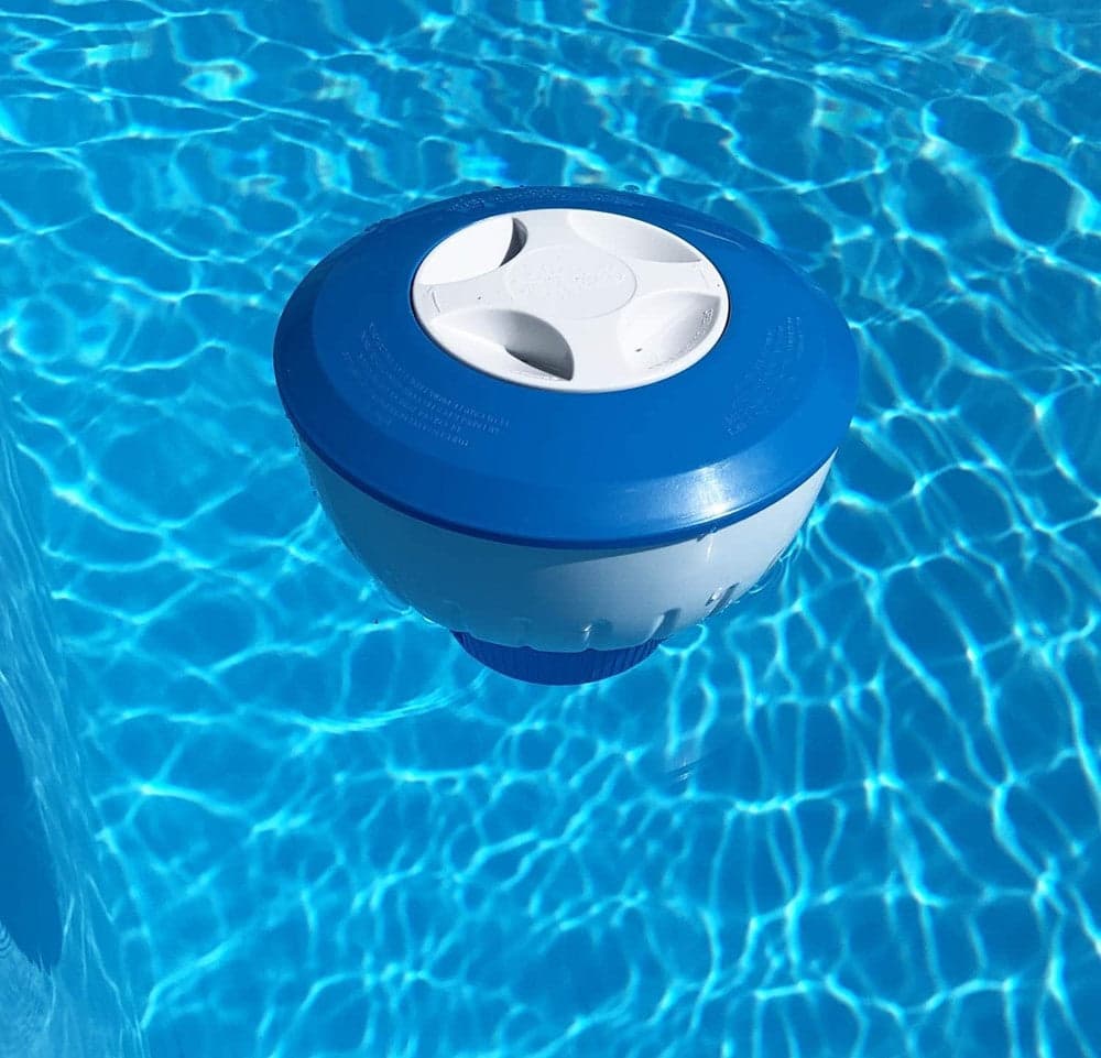 DOSATORE DI COMPRESSE PASTIGLIE DI CLORO GALLEGGIANTE PER PISCINA 18X17CM 020058 in Cloro Trade Shop italia - Napoli, commercioVirtuoso.it