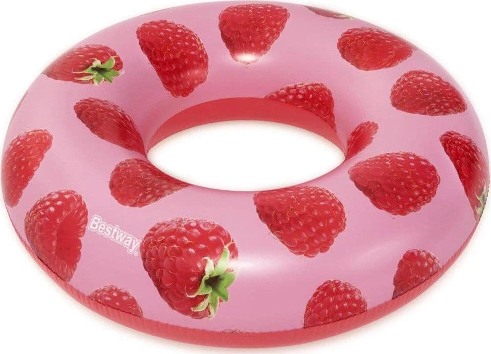 SALVAGENTE CIAMBELLA GONFIABILE PISCINA PER ADULTO AL LAMPONE PROFUMATO Ø119CM 019975 in Salvagenti Trade Shop italia - Napoli, commercioVirtuoso.it